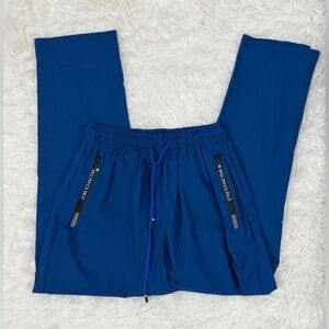 🟦 Men’s Stretch Active Jogger Pants – Royal Blue – Size Small